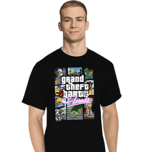 Load image into Gallery viewer, Daily_Deal_Shirts T-Shirts, Tall / Large / Black Grand Theft Floreda
