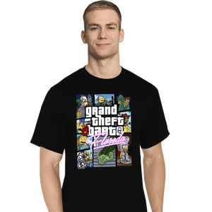 Daily_Deal_Shirts T-Shirts, Tall / Large / Black Grand Theft Floreda