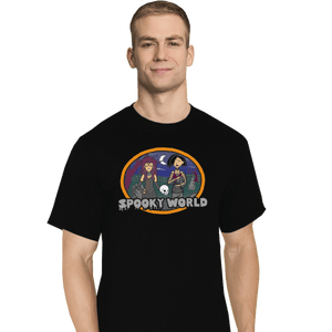 Shirts T-Shirts, Tall / Large / Black Spooky World