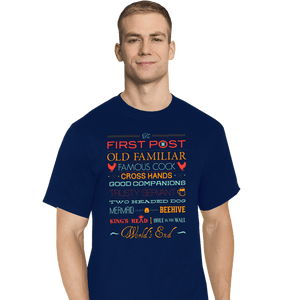 Secret_Shirts T-Shirts, Tall / Large / Navy The Golden Mile
