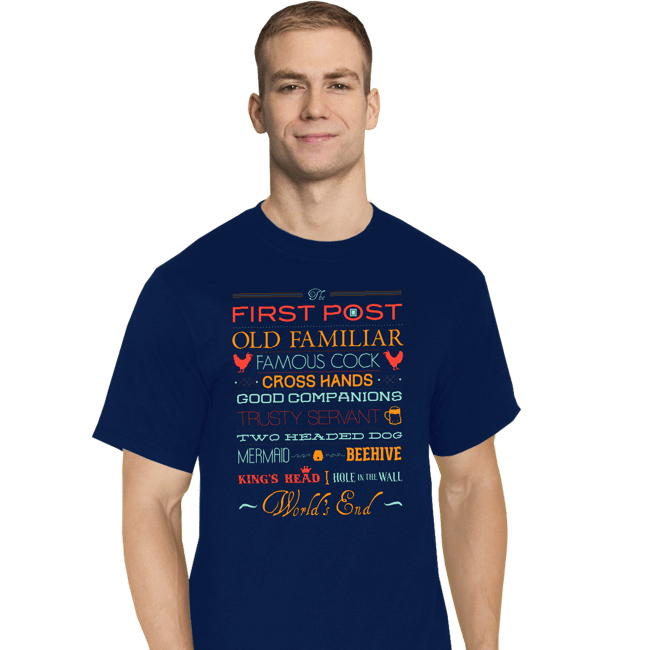 Secret_Shirts T-Shirts, Tall / Large / Navy The Golden Mile