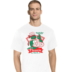 Secret_Shirts T-Shirts, Tall / Large / White Mikey's Pizzeria