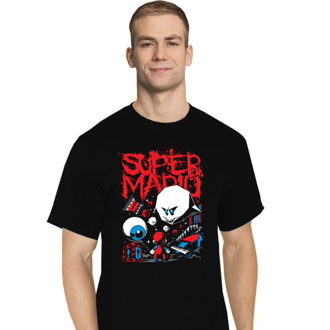 Daily_Deal_Shirts T-Shirts, Tall / Large / Black Haunted House