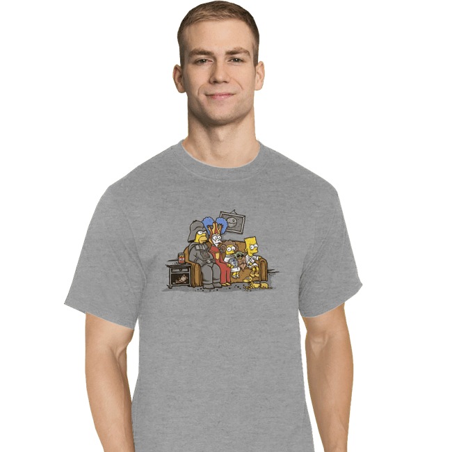 Daily_Deal_Shirts T-Shirts, Tall / Large / Sports Grey Episode IV - A New Doh'pe