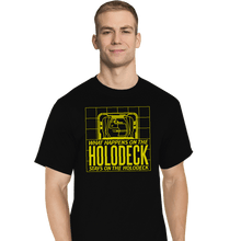 Load image into Gallery viewer, Secret_Shirts T-Shirts, Tall / Large / Black What Happens On The Holodeck
