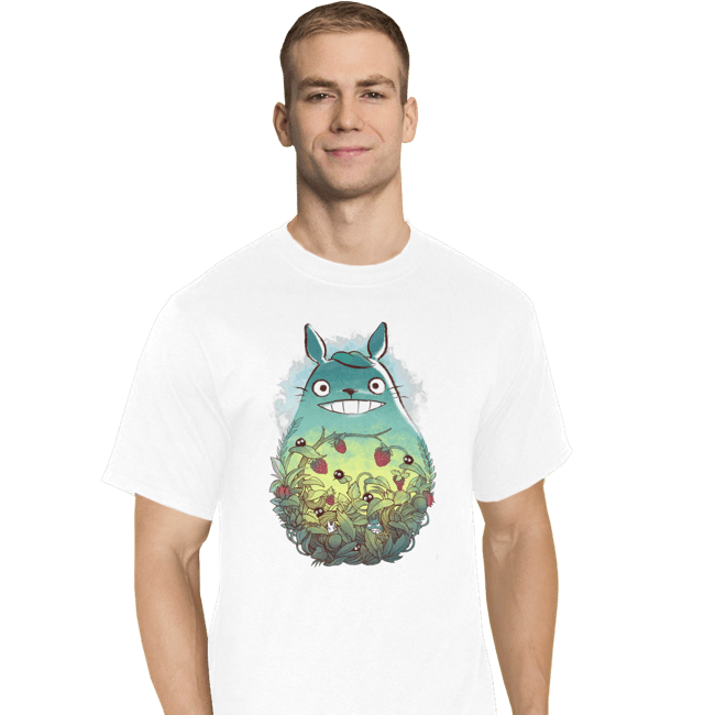 Shirts T-Shirts, Tall / Large / White Inside Forest