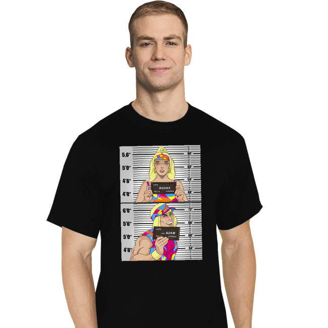 Daily_Deal_Shirts T-Shirts, Tall / Large / Black Master Of Mugshots