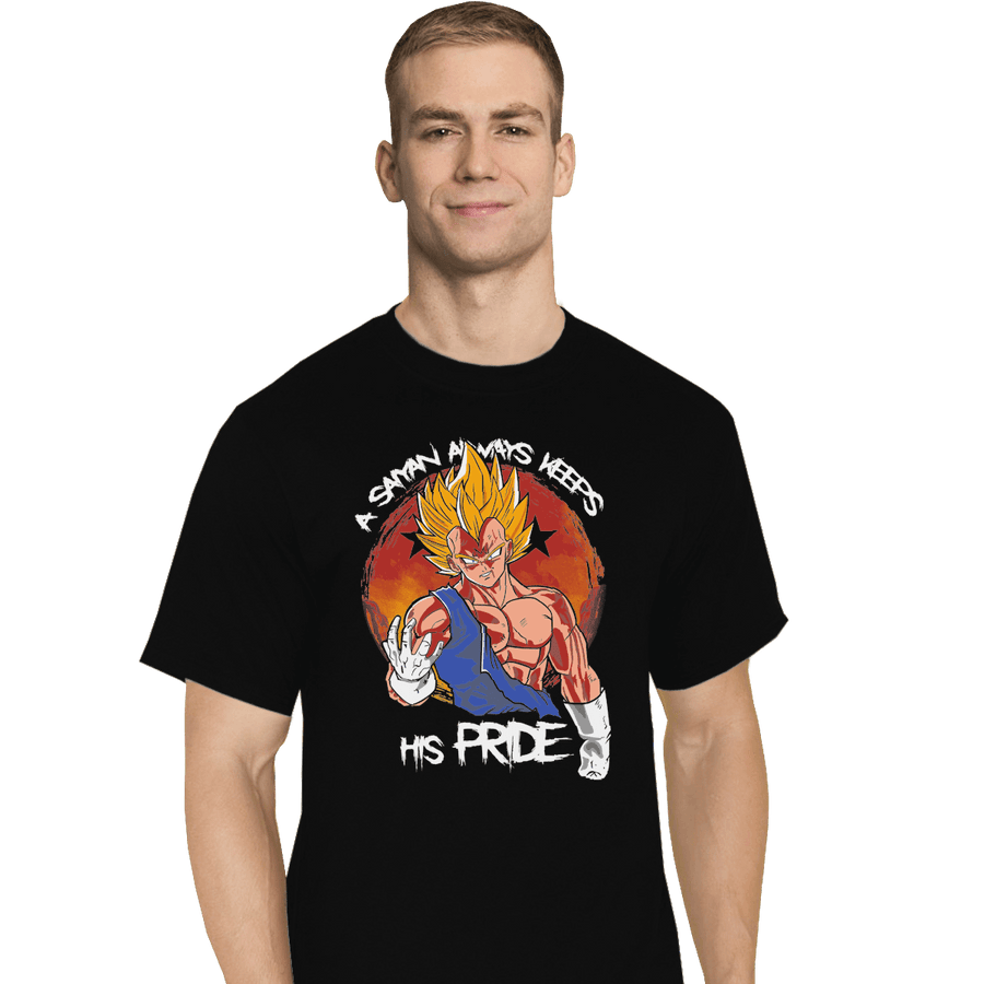 Shirts T-Shirts, Tall / Large / Black Saiyan's Pride
