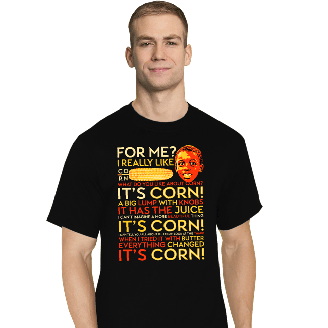 Daily_Deal_Shirts T-Shirts, Tall / Large / Black A Corntastic Day!