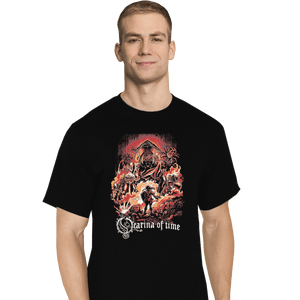 Shirts T-Shirts, Tall / Large / Black Legend Of Time