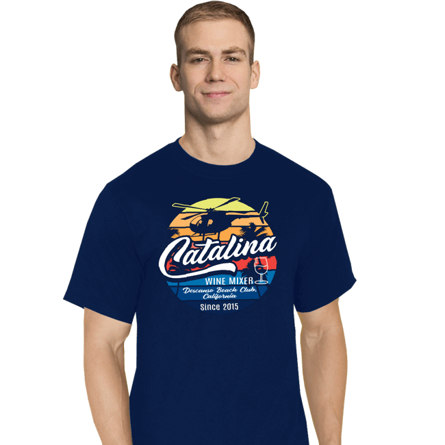 Shirts T-Shirts, Tall / Large / Navy Catalina Wine Mixer