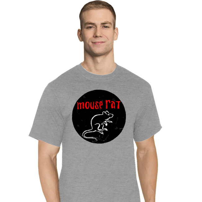 Secret_Shirts T-Shirts, Tall / Large / Sports Grey Mouse Rat