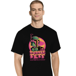 Daily_Deal_Shirts T-Shirts, Tall / Large / Black Bubble Fett