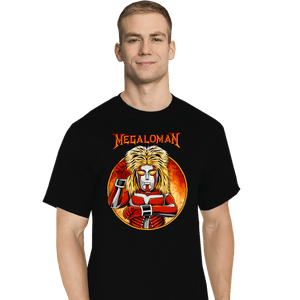 Shirts T-Shirts, Tall / Large / Black Megaloman