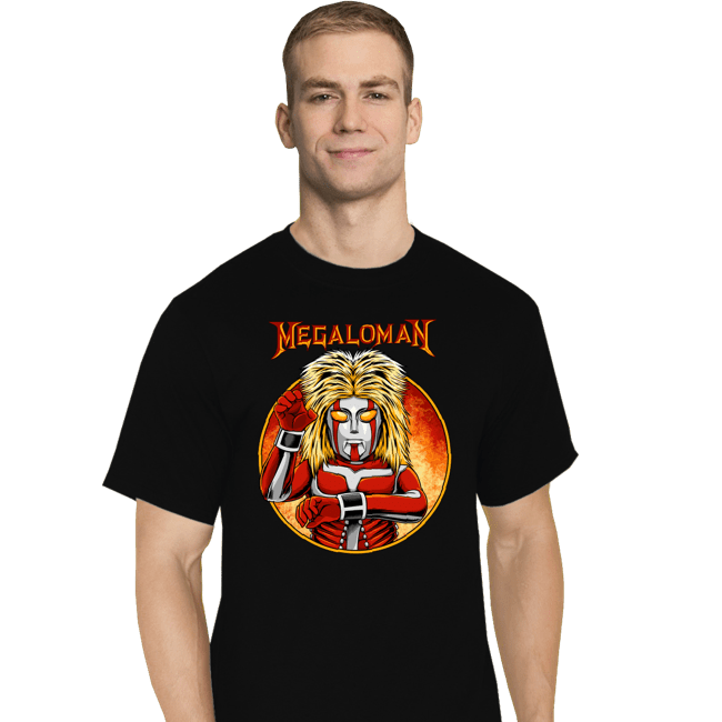 Shirts T-Shirts, Tall / Large / Black Megaloman
