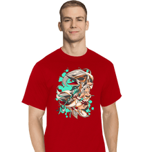 Load image into Gallery viewer, Daily_Deal_Shirts T-Shirts, Tall / Large / Red Water Blade
