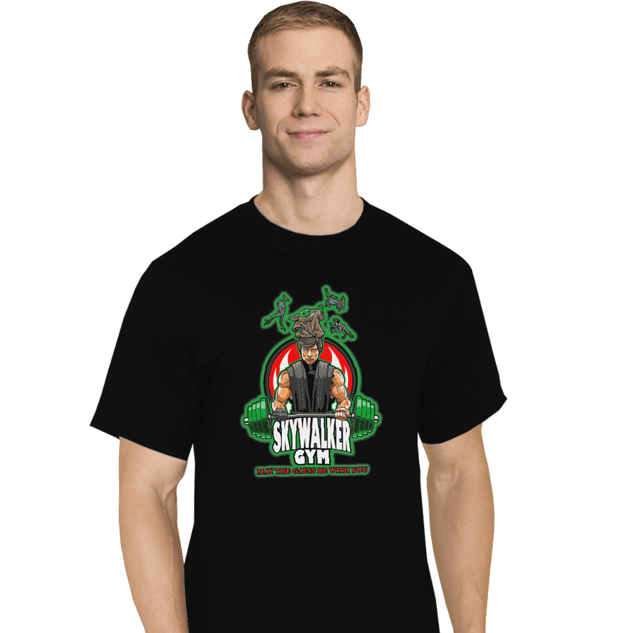 Shirts T-Shirts, Tall / Large / Black Skywalker Gym