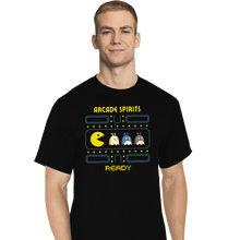Load image into Gallery viewer, Secret_Shirts T-Shirts, Tall / Large / Black Arcade Spirits
