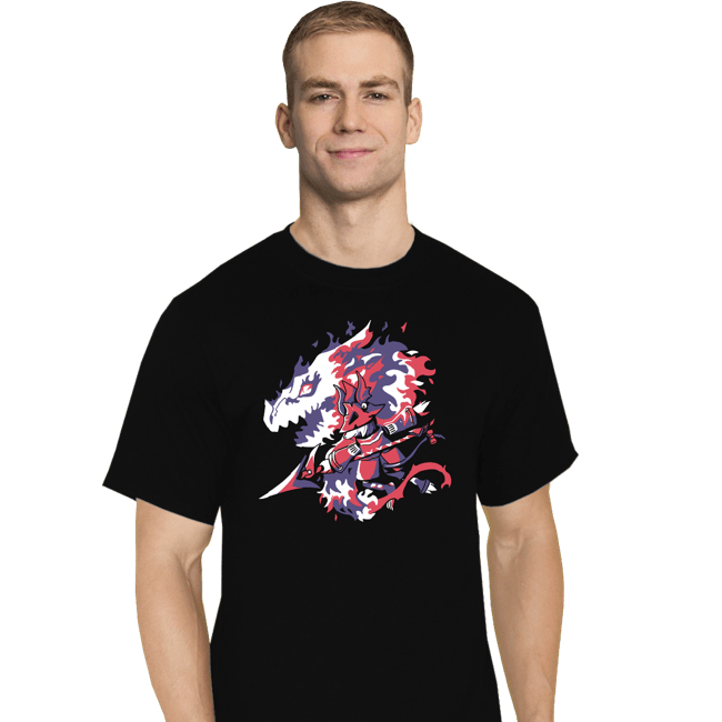 Daily_Deal_Shirts T-Shirts, Tall / Large / Black Dragon Knight