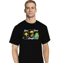 Load image into Gallery viewer, Daily_Deal_Shirts T-Shirts, Tall / Large / Black Live, Laugh, I Bring You Love
