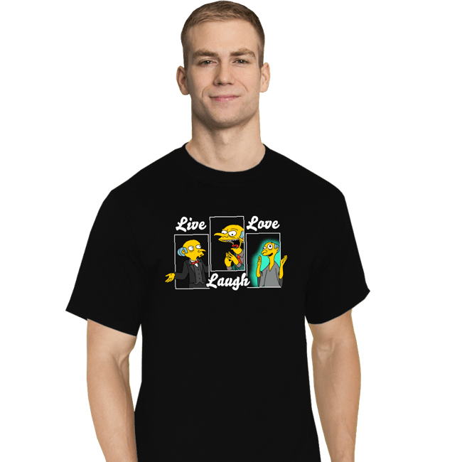 Daily_Deal_Shirts T-Shirts, Tall / Large / Black Live, Laugh, I Bring You Love