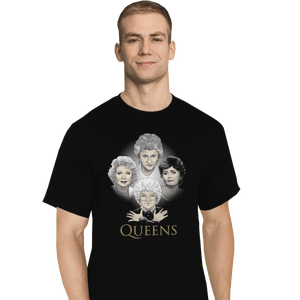 Shirts T-Shirts, Tall / Large / Black Golden Queens
