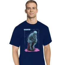 Load image into Gallery viewer, Shirts T-Shirts, Tall / Large / Navy Blue Thinker
