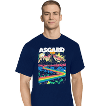Load image into Gallery viewer, Shirts T-Shirts, Tall / Large / Navy Visit Asgard
