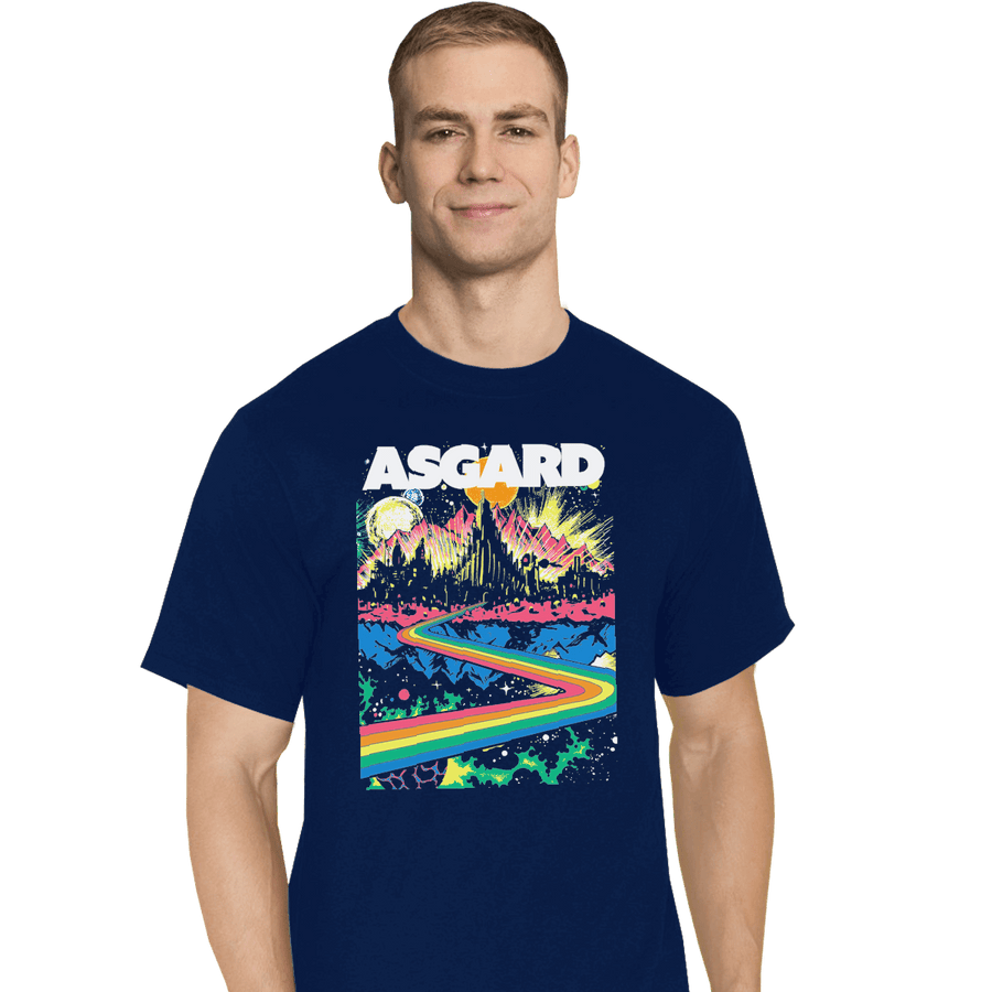 Shirts T-Shirts, Tall / Large / Navy Visit Asgard