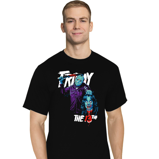 Secret_Shirts T-Shirts, Tall / Large / Black Jason 13TH NES