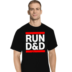 Shirts T-Shirts, Tall / Large / Black Run D&D