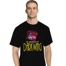 Load image into Gallery viewer, Secret_Shirts T-Shirts, Tall / Large / Black The Adventures Of Darkwing
