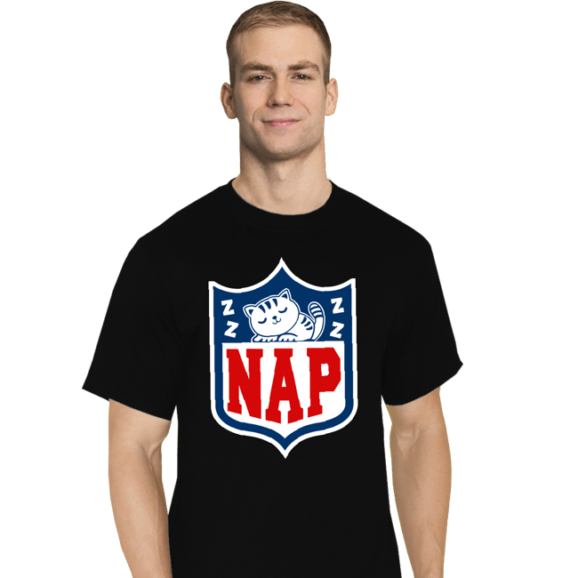 Secret_Shirts T-Shirts, Tall / Large / Black Nap After Playing
