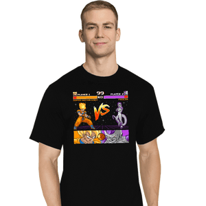 Shirts T-Shirts, Tall / Large / Black Goku VS Frieza