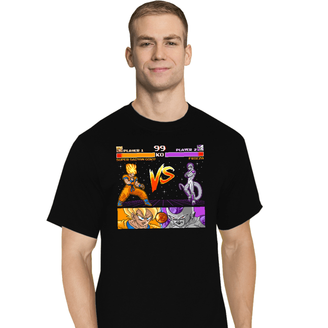 Shirts T-Shirts, Tall / Large / Black Goku VS Frieza