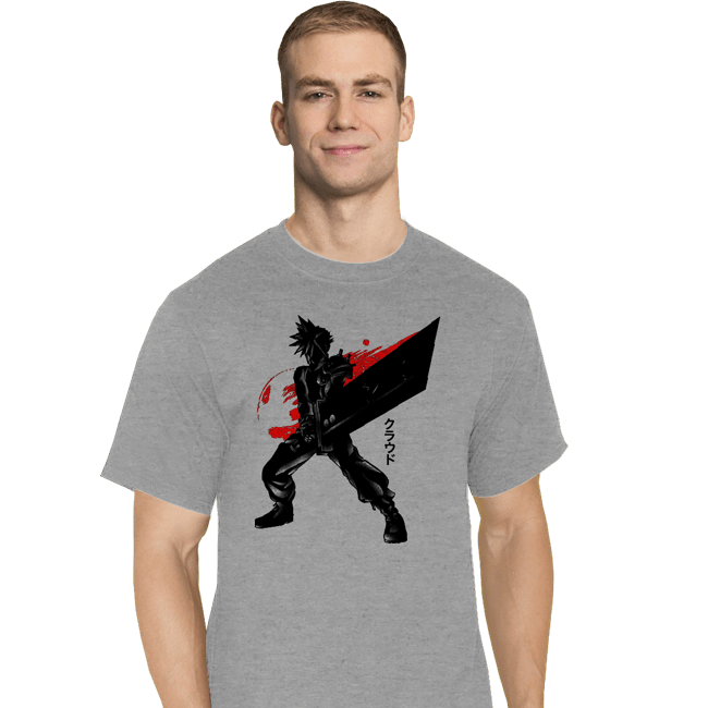 Shirts T-Shirts, Tall / Large / Sports Grey Crimson Ex Soldier