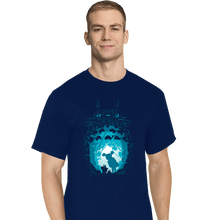Load image into Gallery viewer, Shirts T-Shirts, Tall / Large / Navy Forest Spirits

