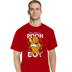 Shirts T-Shirts, Tall / Large / Red I'm Just A Pooh Boy