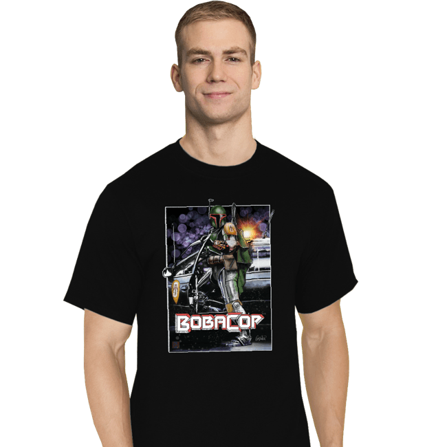 Shirts T-Shirts, Tall / Large / Black Bobacop