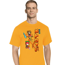Load image into Gallery viewer, Daily_Deal_Shirts T-Shirts, Tall / Large / White Neon Genesis Metroid
