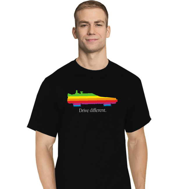 Secret_Shirts T-Shirts, Tall / Large / Black Drive Different