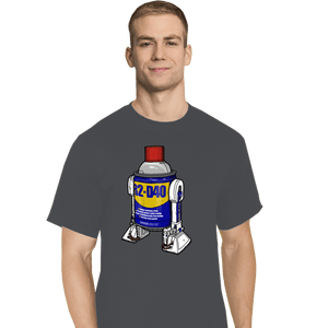 Daily_Deal_Shirts T-Shirts, Tall / Large / Charcoal R2-D40