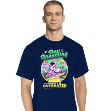 Load image into Gallery viewer, Secret_Shirts T-Shirts, Tall / Large / Navy Day Dreaming Astronaut
