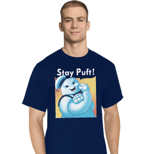 Shirts T-Shirts, Tall / Large / Navy Stay Puft!