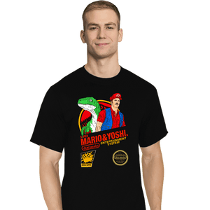 Daily_Deal_Shirts T-Shirts, Tall / Large / Black Jurassic Bros