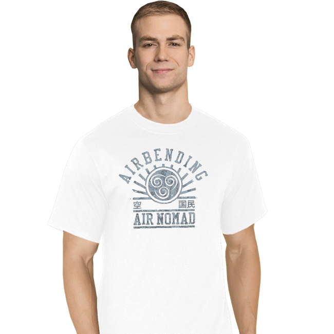 Shirts T-Shirts, Tall / Large / White Air Bending