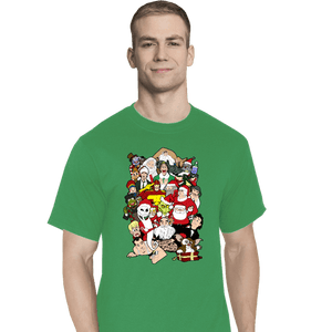 Secret_Shirts T-Shirts, Tall / Large / Sports Grey Christmas Chaos