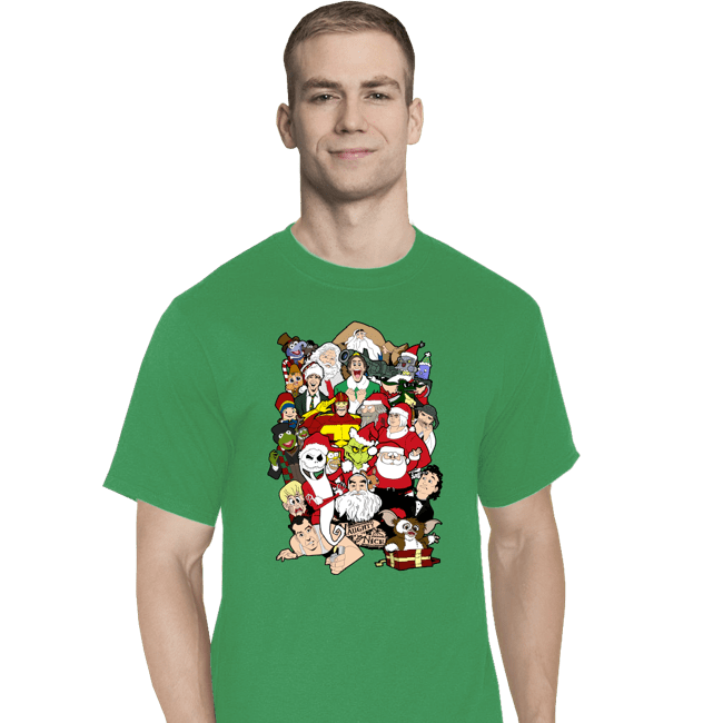 Secret_Shirts T-Shirts, Tall / Large / Sports Grey Christmas Chaos