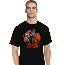Load image into Gallery viewer, Daily_Deal_Shirts T-Shirts, Tall / Large / Black Red Eyes Bounty Hunter
