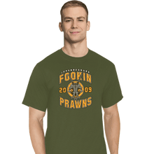 Load image into Gallery viewer, Shirts T-Shirts, Tall / Large / Military Green Joburg Prawns
